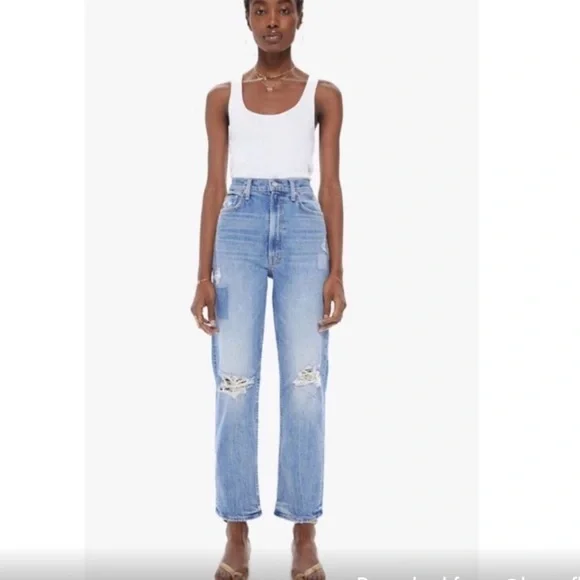 Mother Superior High Waisted Study Hover In We Are Castaways Jeans Size 26